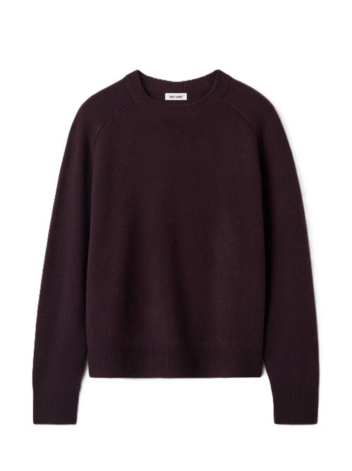 Boyfriend crewneck Oversized cashmere crewneck Soft Goat Soft Goat | FW25SF20055MIDNIGHT PLUM